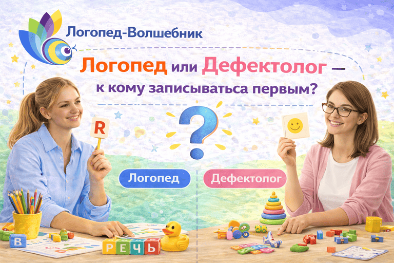 Логопед или дефектолог: к кому обратиться в первую очередь, чтобы не потерять драгоценные месяцы?