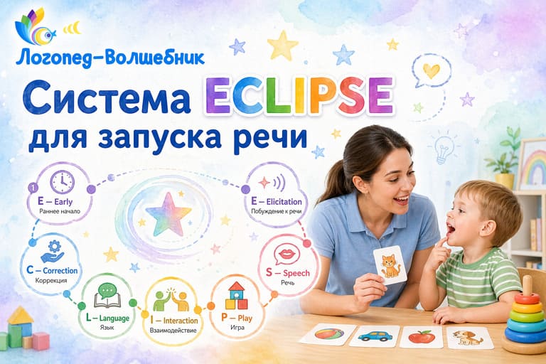 Система ECLIPSE для запуска речи у детей
