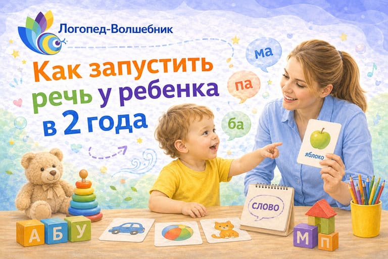 Как запустить речь у ребенка в 2 года с логопедом, ребенком и игровыми упражнениями для развития речи
