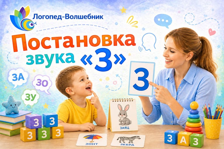 Постановка звука «З»